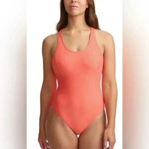 Lole like new coral one piece bathing suit one piece  swimsuit 26